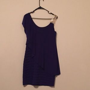 One shoulder cocktail dress